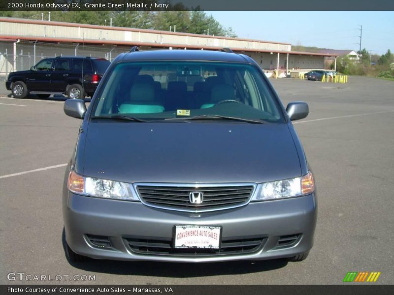 Granite Green Metallic / Ivory 2000 Honda Odyssey EX