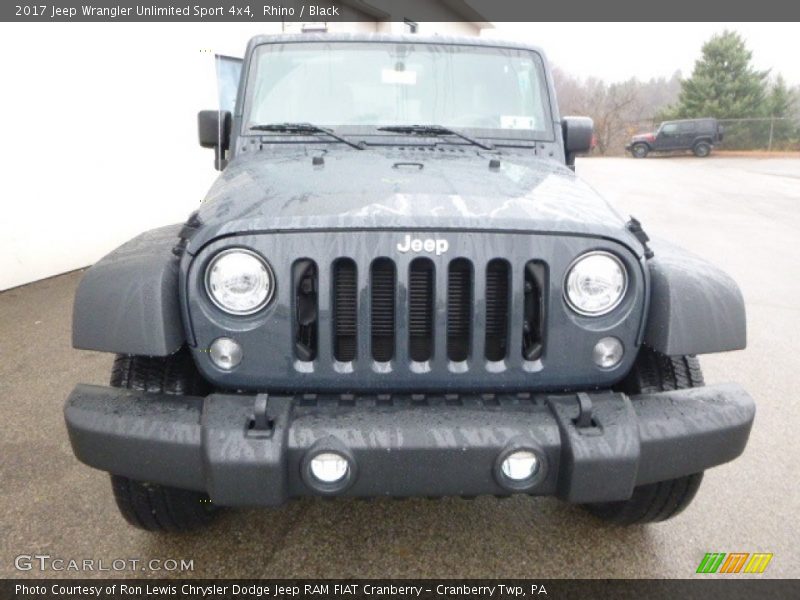 Rhino / Black 2017 Jeep Wrangler Unlimited Sport 4x4