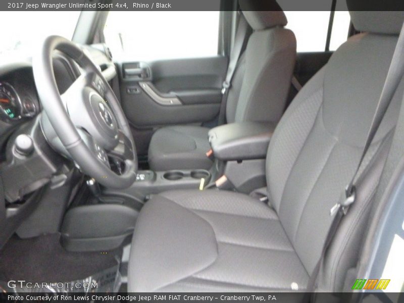 Rhino / Black 2017 Jeep Wrangler Unlimited Sport 4x4