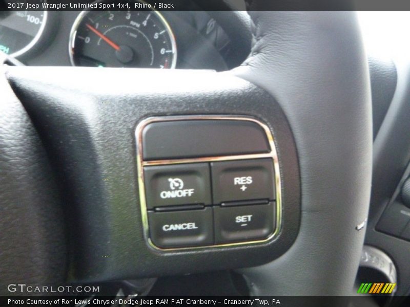 Rhino / Black 2017 Jeep Wrangler Unlimited Sport 4x4