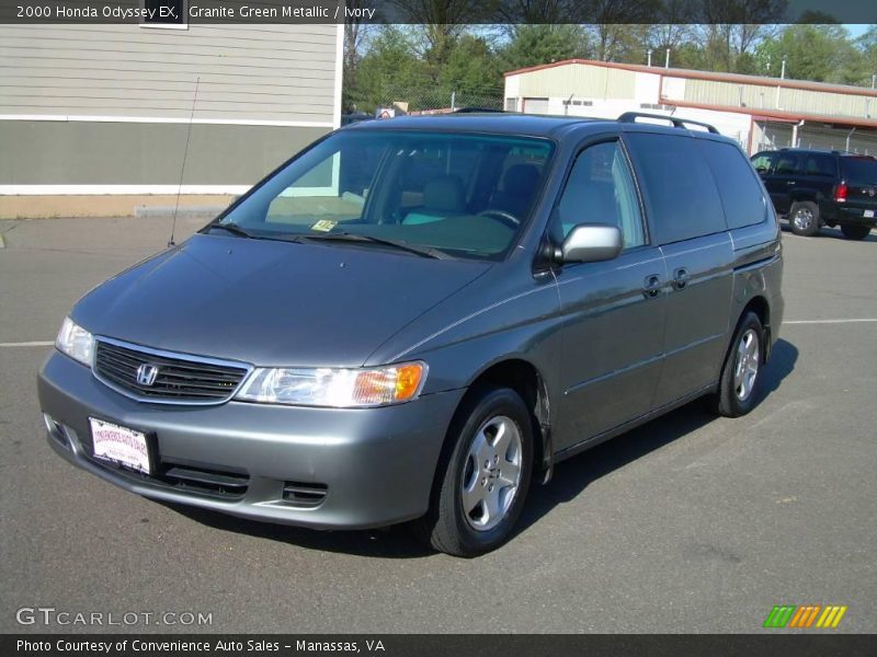 Granite Green Metallic / Ivory 2000 Honda Odyssey EX