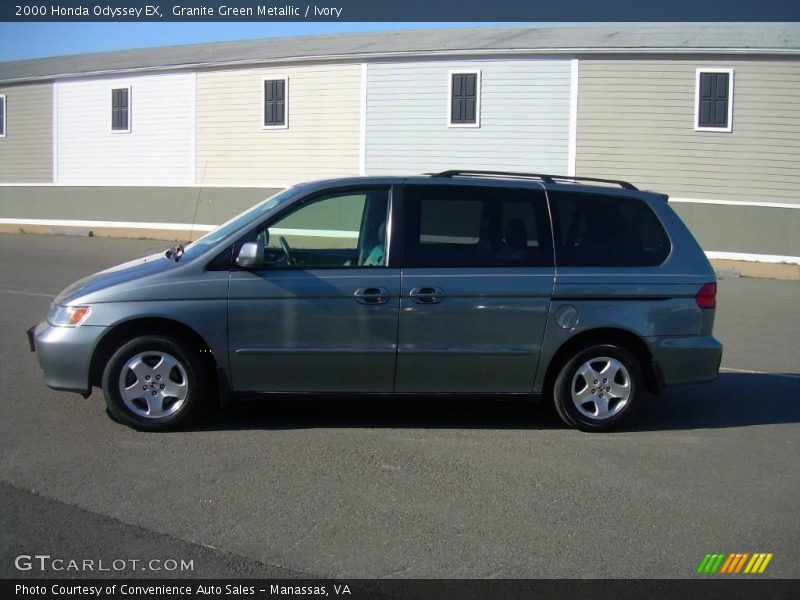 Granite Green Metallic / Ivory 2000 Honda Odyssey EX