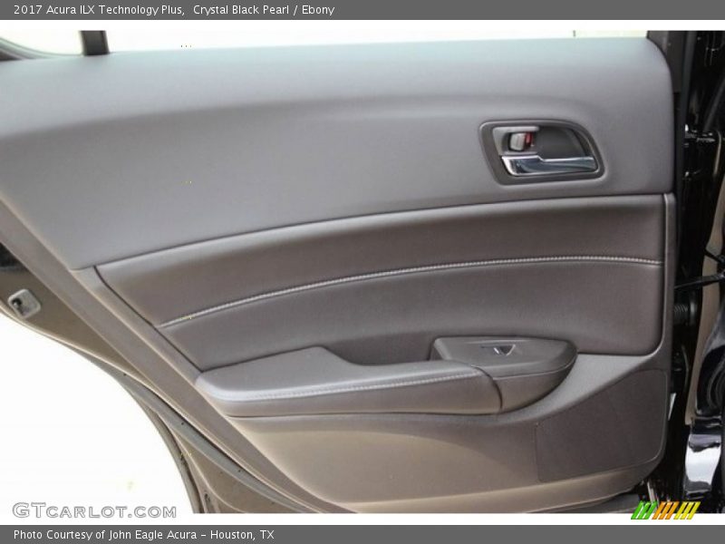 Crystal Black Pearl / Ebony 2017 Acura ILX Technology Plus