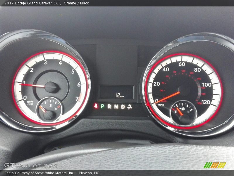 Granite / Black 2017 Dodge Grand Caravan SXT