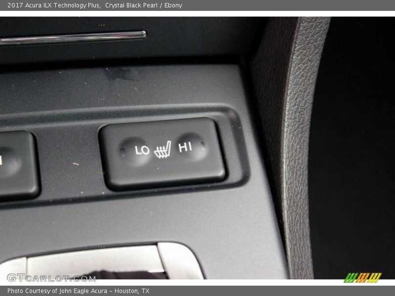 Crystal Black Pearl / Ebony 2017 Acura ILX Technology Plus