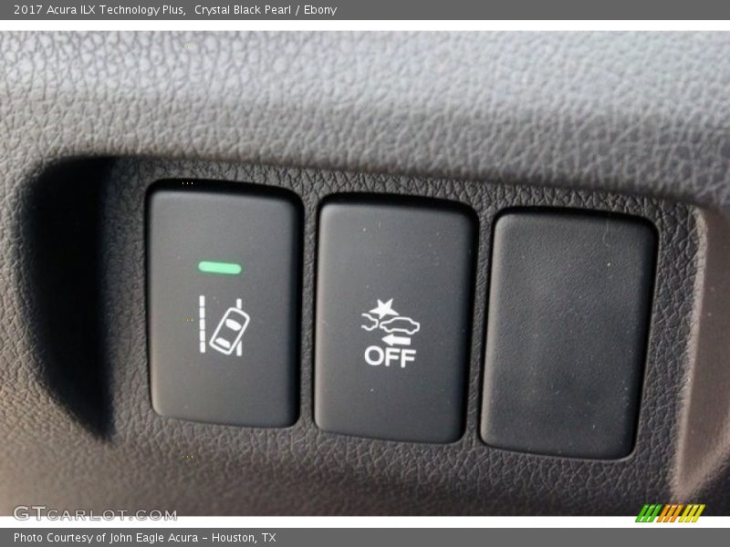 Crystal Black Pearl / Ebony 2017 Acura ILX Technology Plus