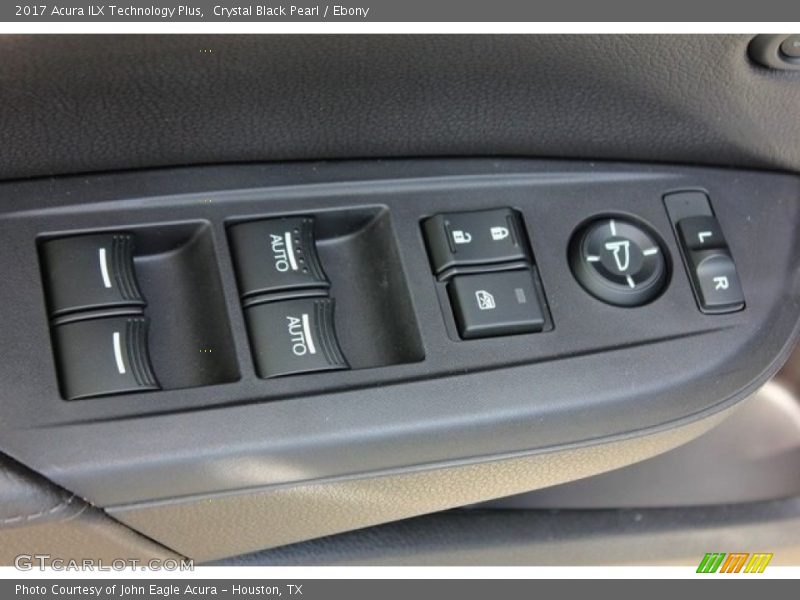 Crystal Black Pearl / Ebony 2017 Acura ILX Technology Plus