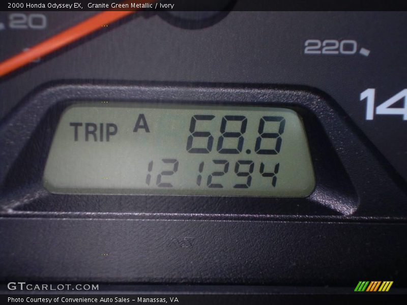 Granite Green Metallic / Ivory 2000 Honda Odyssey EX