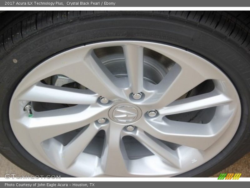 Crystal Black Pearl / Ebony 2017 Acura ILX Technology Plus