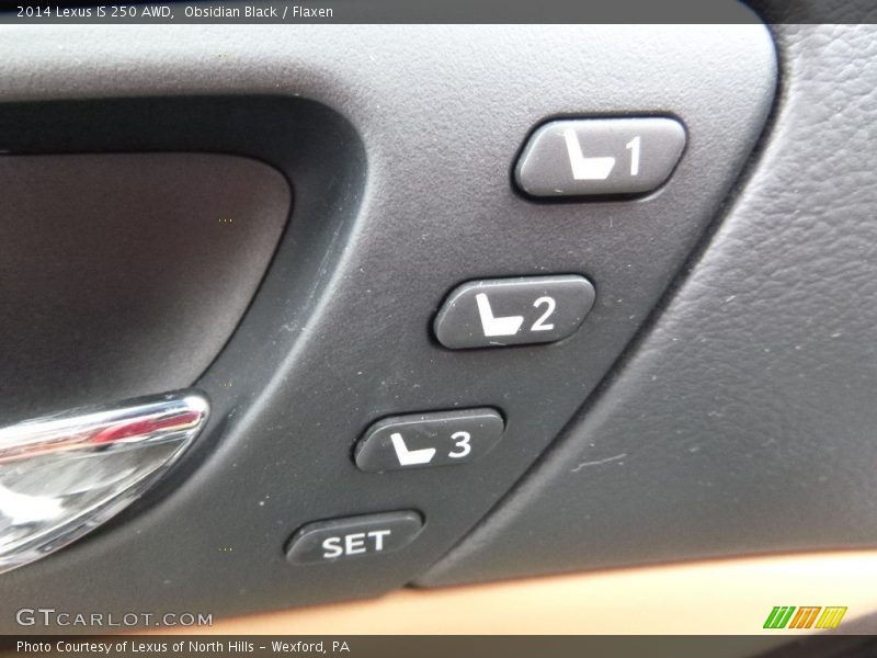 Obsidian Black / Flaxen 2014 Lexus IS 250 AWD