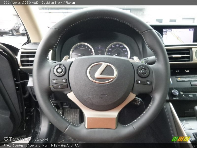 Obsidian Black / Flaxen 2014 Lexus IS 250 AWD