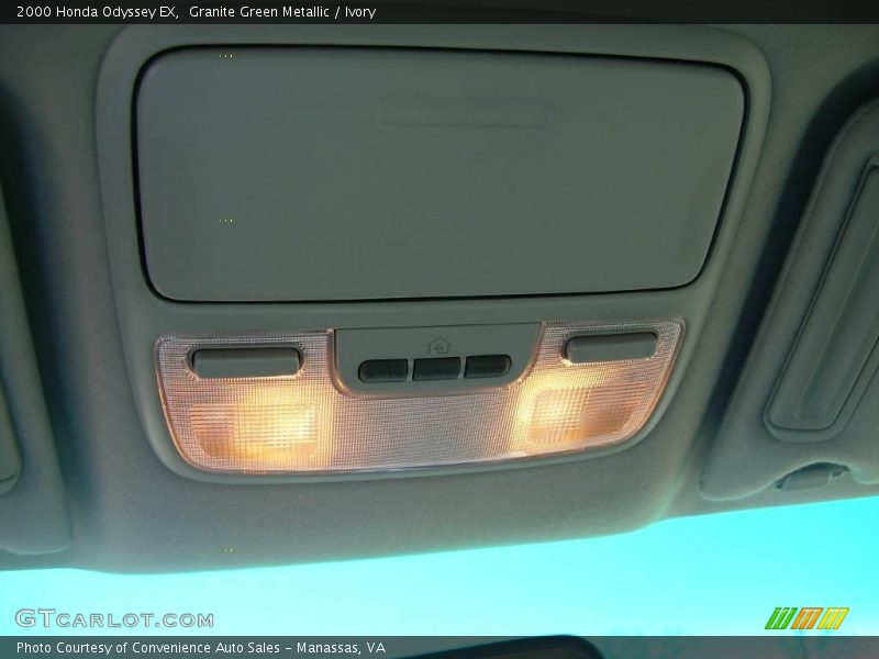 Granite Green Metallic / Ivory 2000 Honda Odyssey EX