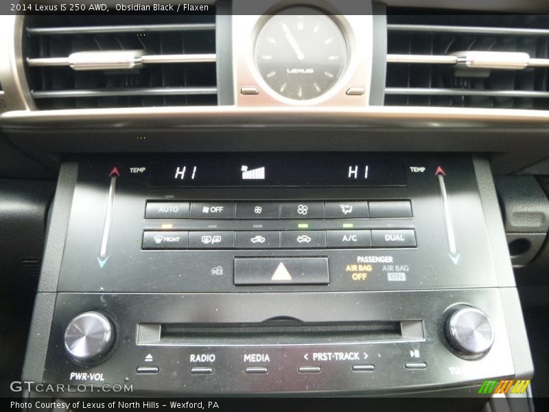 Obsidian Black / Flaxen 2014 Lexus IS 250 AWD