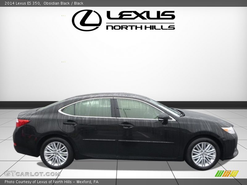 Obsidian Black / Black 2014 Lexus ES 350