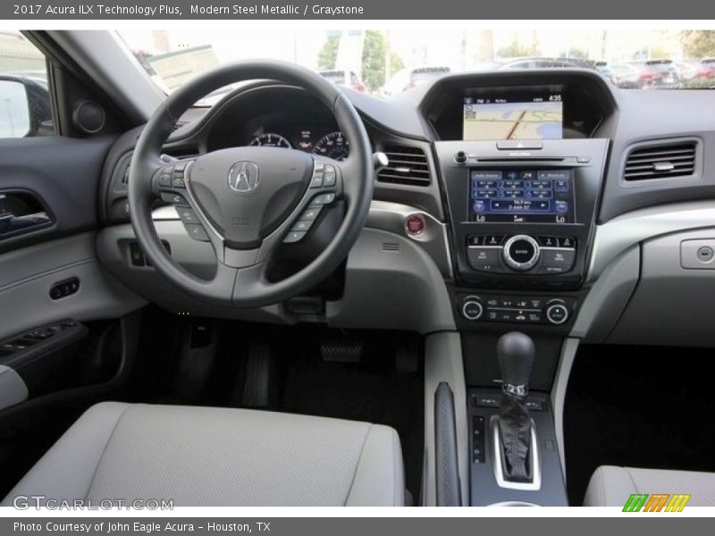 Modern Steel Metallic / Graystone 2017 Acura ILX Technology Plus
