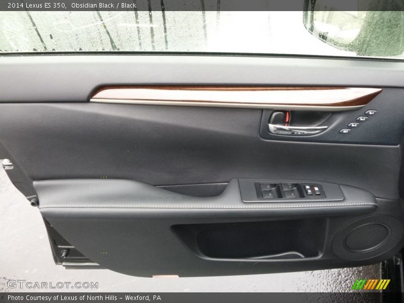 Obsidian Black / Black 2014 Lexus ES 350