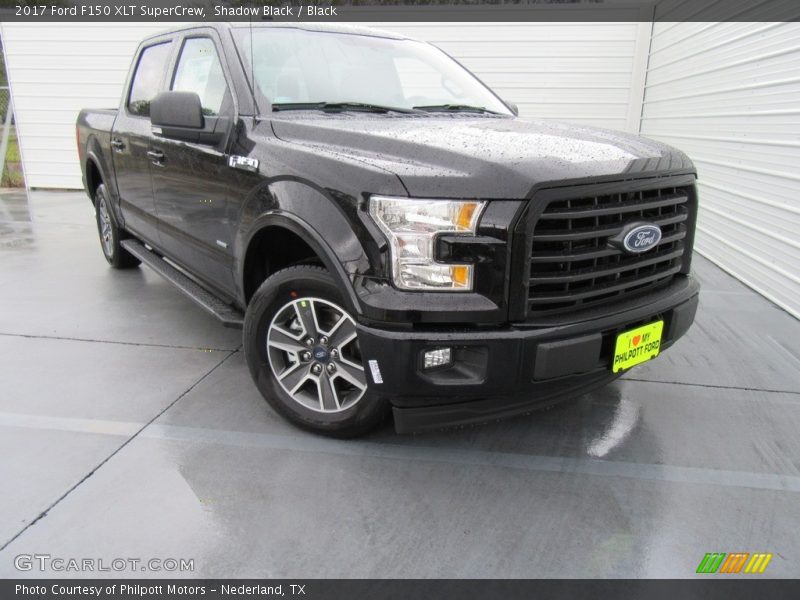 Shadow Black / Black 2017 Ford F150 XLT SuperCrew