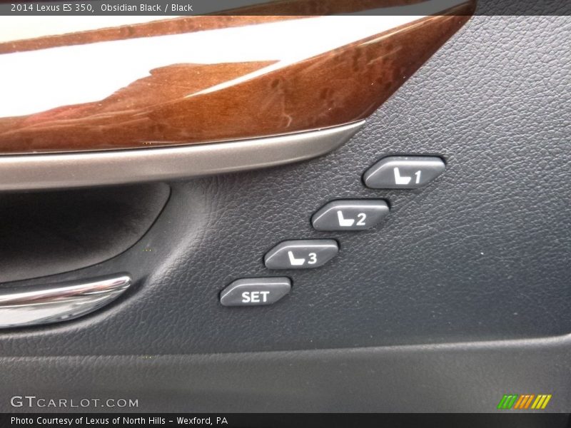 Obsidian Black / Black 2014 Lexus ES 350
