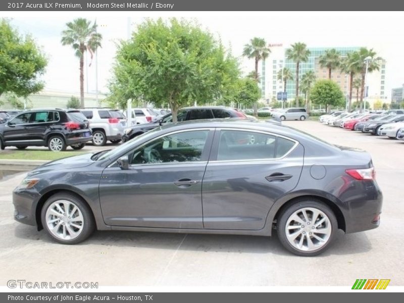Modern Steel Metallic / Ebony 2017 Acura ILX Premium