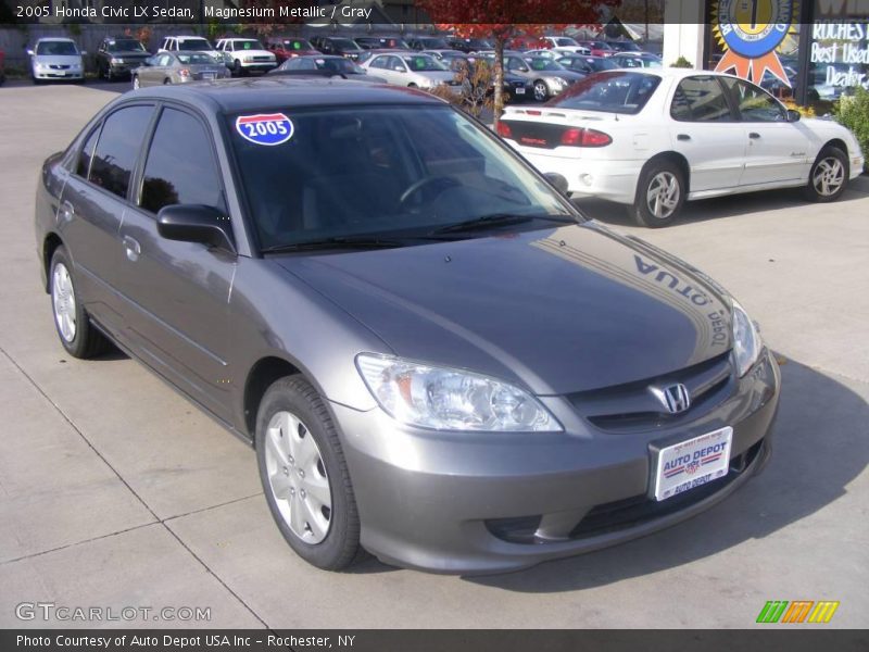 Magnesium Metallic / Gray 2005 Honda Civic LX Sedan