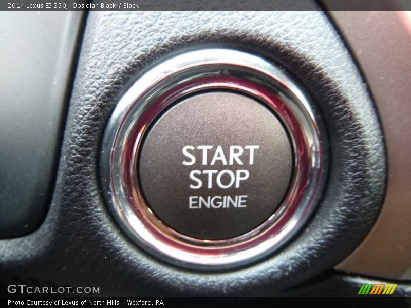 Obsidian Black / Black 2014 Lexus ES 350