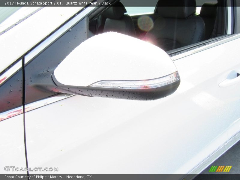 Quartz White Pearl / Black 2017 Hyundai Sonata Sport 2.0T