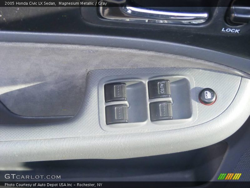 Magnesium Metallic / Gray 2005 Honda Civic LX Sedan
