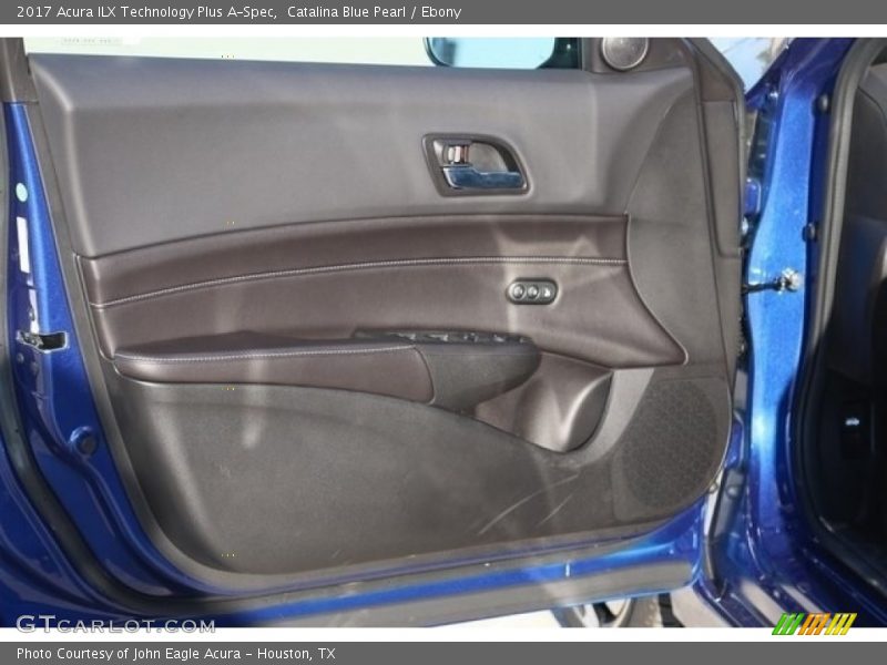 Catalina Blue Pearl / Ebony 2017 Acura ILX Technology Plus A-Spec