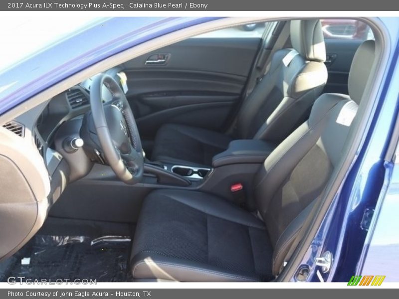Catalina Blue Pearl / Ebony 2017 Acura ILX Technology Plus A-Spec