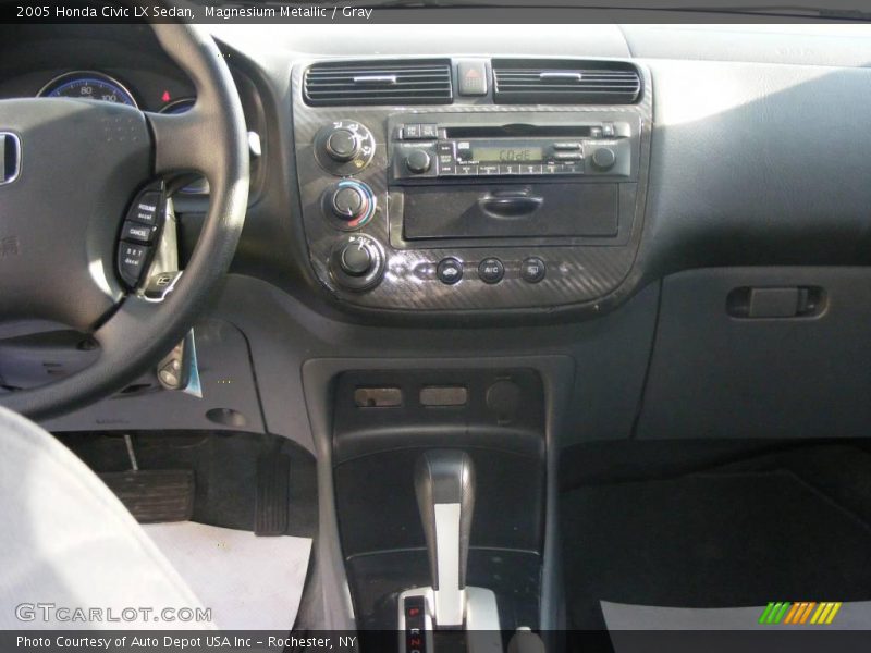 Magnesium Metallic / Gray 2005 Honda Civic LX Sedan