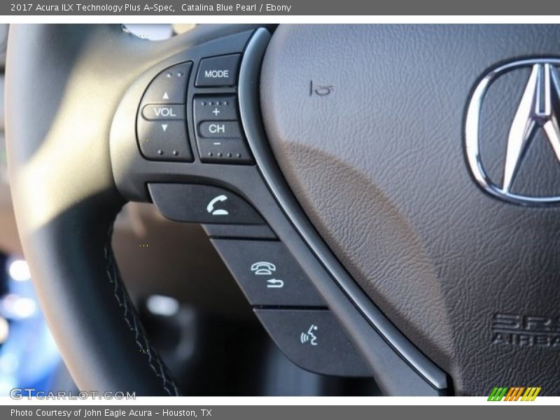 Catalina Blue Pearl / Ebony 2017 Acura ILX Technology Plus A-Spec