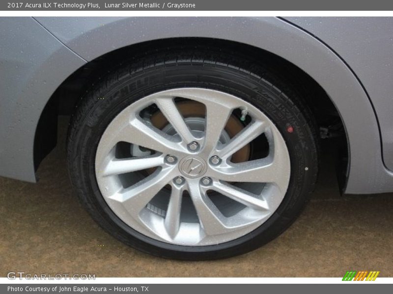 Lunar Silver Metallic / Graystone 2017 Acura ILX Technology Plus