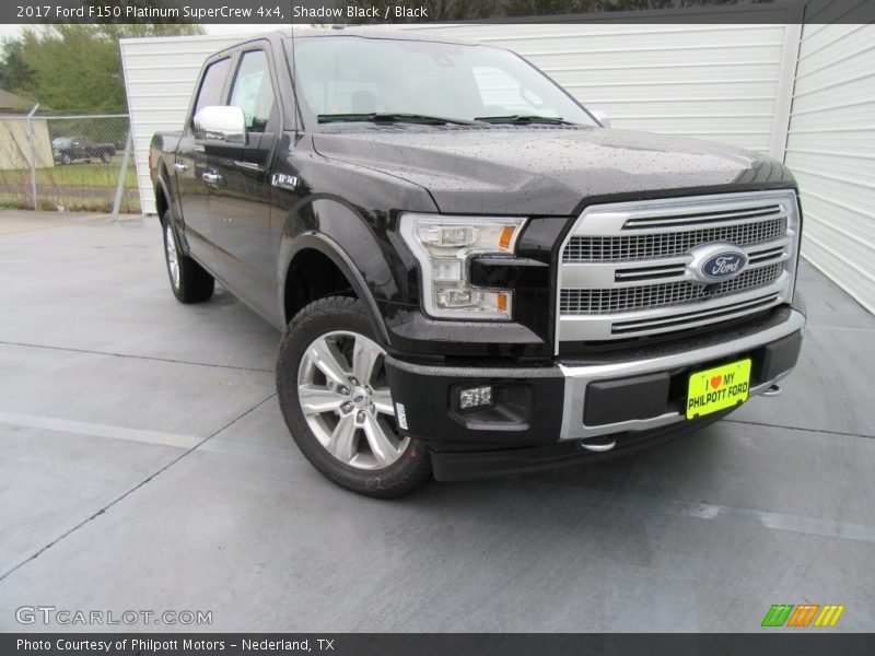 Shadow Black / Black 2017 Ford F150 Platinum SuperCrew 4x4