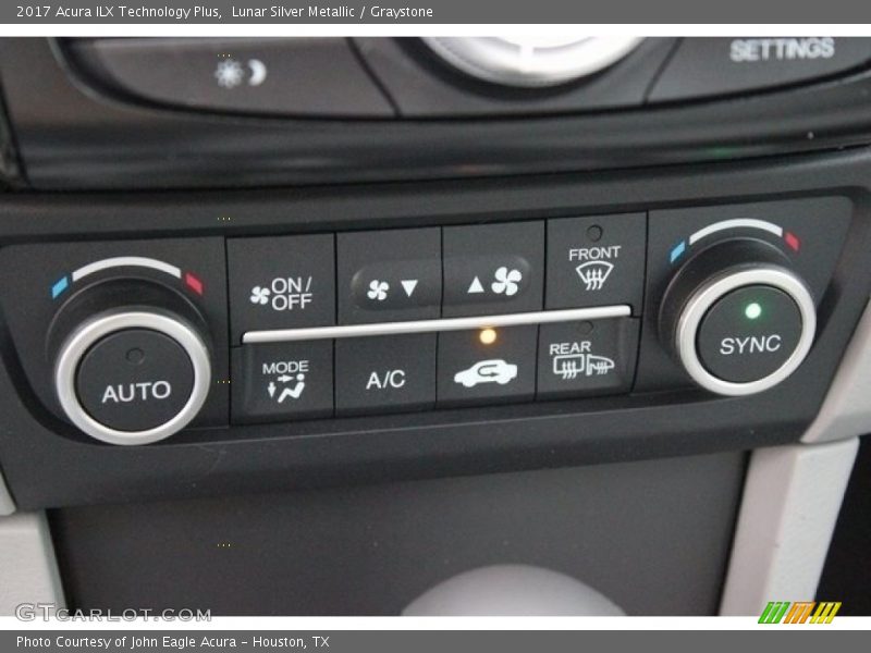Lunar Silver Metallic / Graystone 2017 Acura ILX Technology Plus