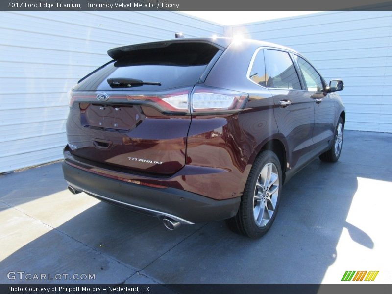 Burgundy Velvet Metallic / Ebony 2017 Ford Edge Titanium