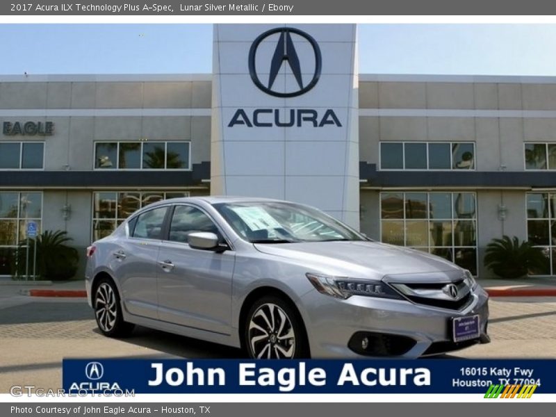 Lunar Silver Metallic / Ebony 2017 Acura ILX Technology Plus A-Spec
