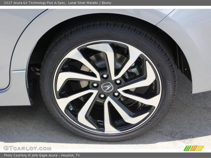 Lunar Silver Metallic / Ebony 2017 Acura ILX Technology Plus A-Spec