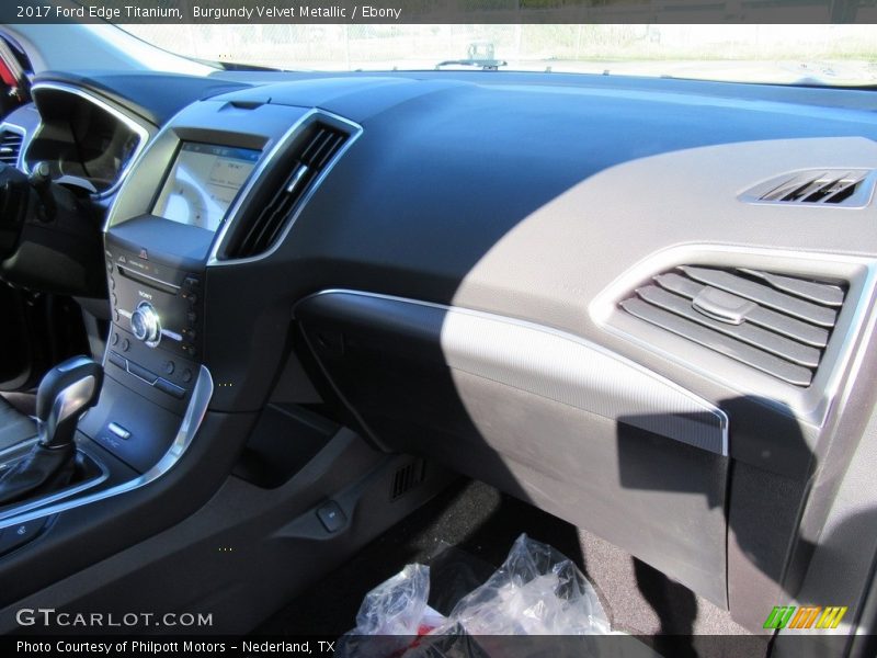 Burgundy Velvet Metallic / Ebony 2017 Ford Edge Titanium