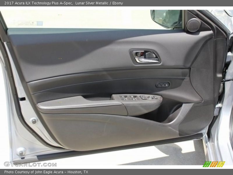 Lunar Silver Metallic / Ebony 2017 Acura ILX Technology Plus A-Spec