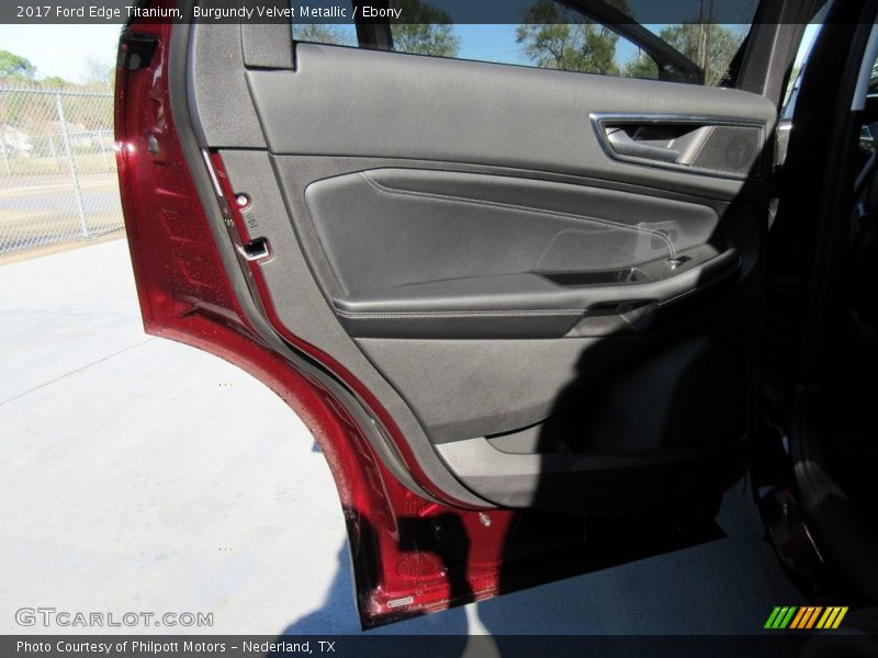 Burgundy Velvet Metallic / Ebony 2017 Ford Edge Titanium