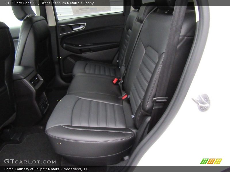 Rear Seat of 2017 Edge SEL