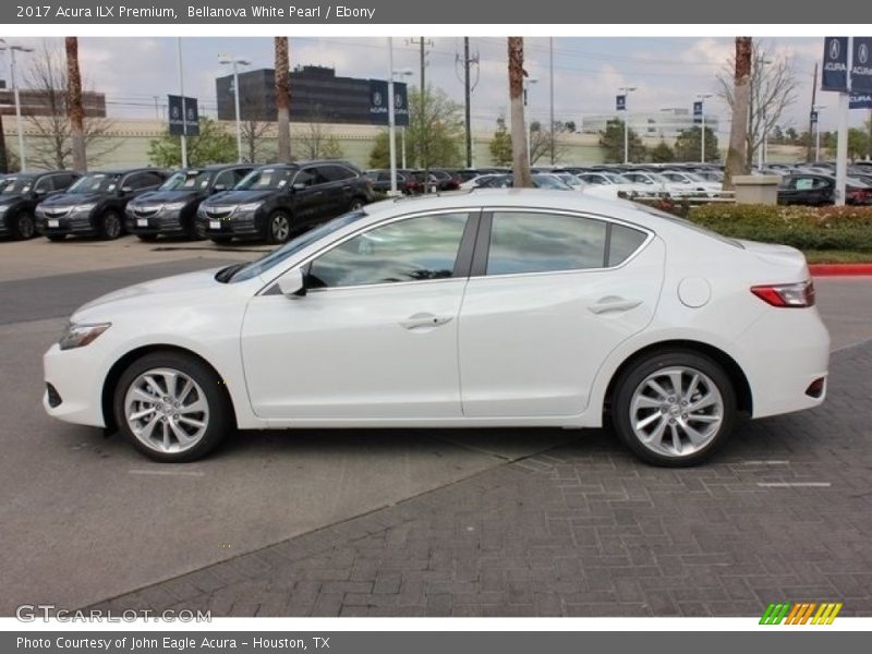 Bellanova White Pearl / Ebony 2017 Acura ILX Premium