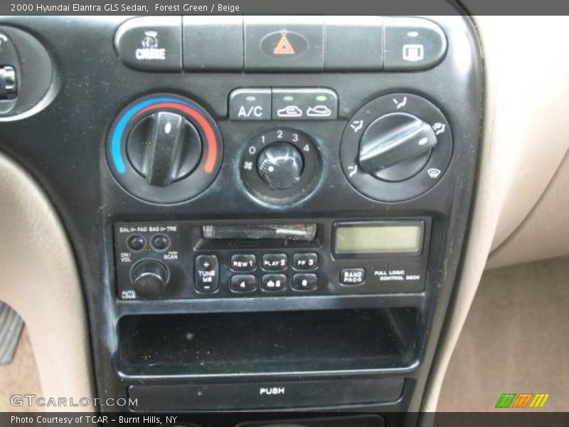 Forest Green / Beige 2000 Hyundai Elantra GLS Sedan