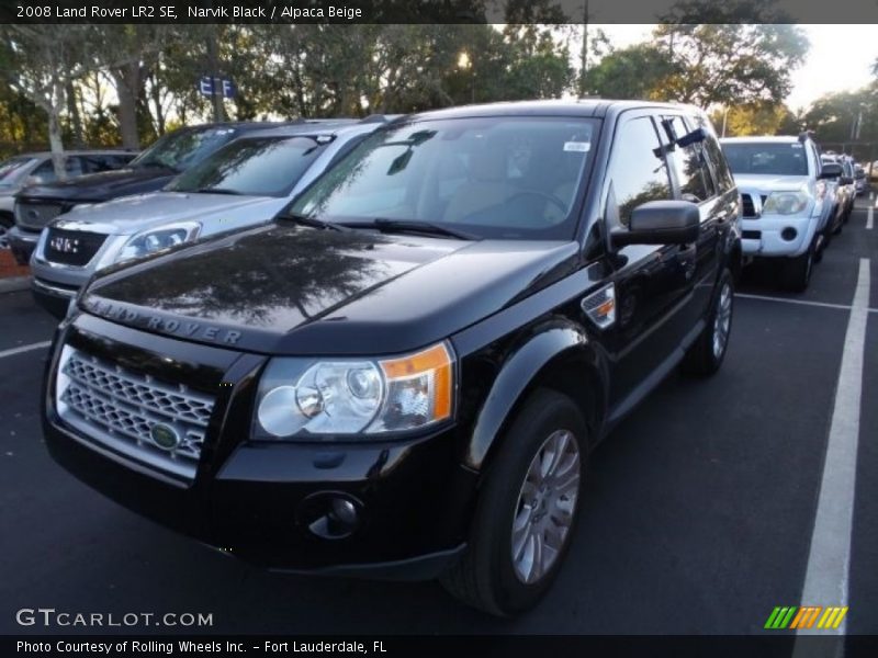 Narvik Black / Alpaca Beige 2008 Land Rover LR2 SE