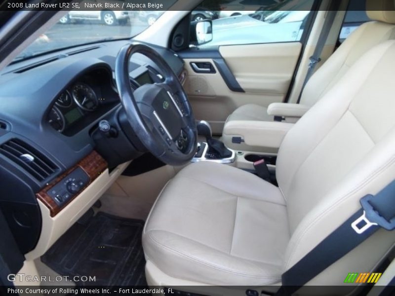 Narvik Black / Alpaca Beige 2008 Land Rover LR2 SE