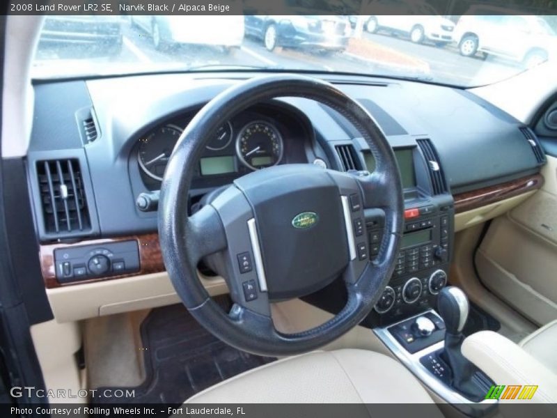Narvik Black / Alpaca Beige 2008 Land Rover LR2 SE