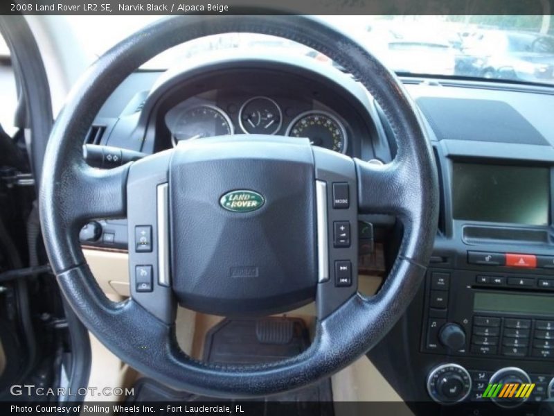 Narvik Black / Alpaca Beige 2008 Land Rover LR2 SE