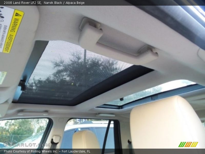 Narvik Black / Alpaca Beige 2008 Land Rover LR2 SE