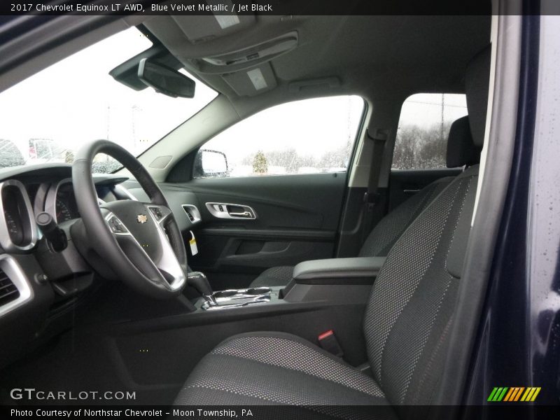 Blue Velvet Metallic / Jet Black 2017 Chevrolet Equinox LT AWD
