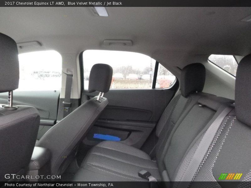 Blue Velvet Metallic / Jet Black 2017 Chevrolet Equinox LT AWD